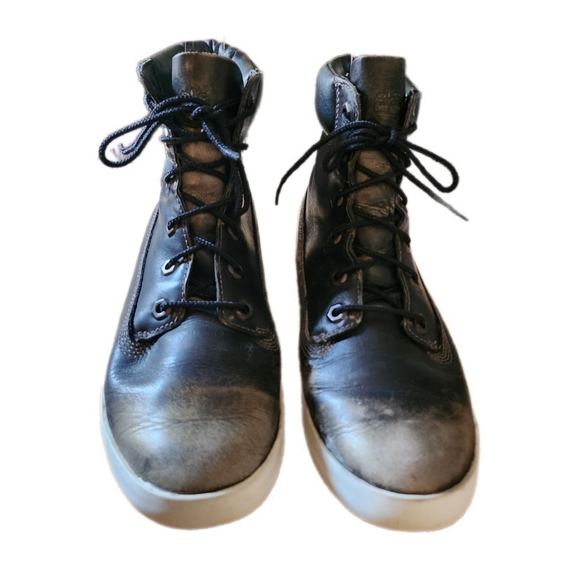 TIMBERLAND GLASTENBURY DISTRESSED A135B ANKLE BOOTS, SIZE 9 - Picture 8 of 9